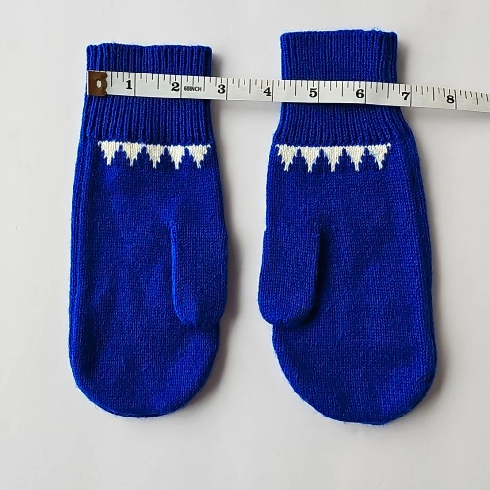 J Crew Kids Blue Mittens